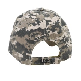 Treasure Gurus Officially Licensed US Army Camo Baseball Hat Embroidered Military Service Veteran Cap