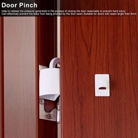TOPINCN 4Pcs Door Pinch Household Baby Child Finger Hands Protector Door Hinge Pinch Guards Safety Stopper