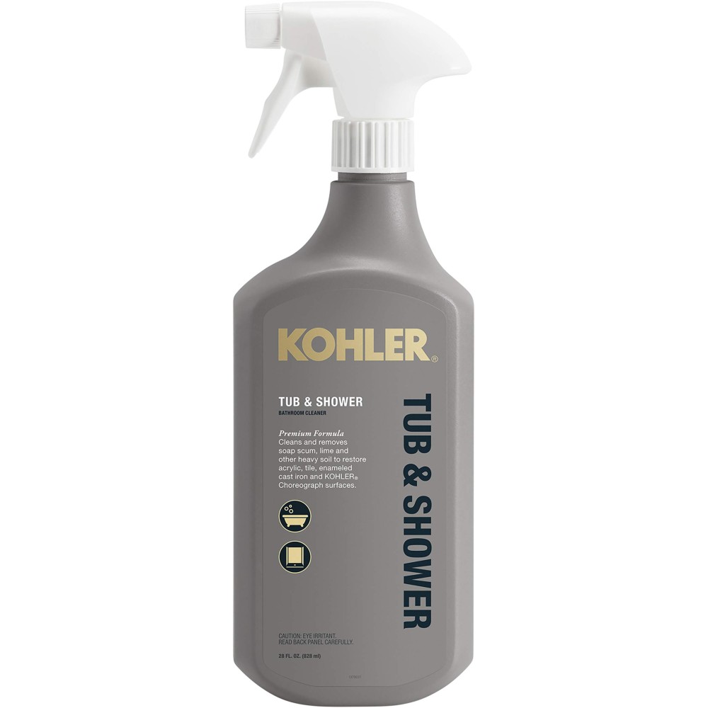 Kohler K-EC23732-NA Tub and Shower Cleaner, Bathroom Cleaner, 28 FL Oz Kohler K-EC23732-NA Tub and Shower Cleaner, Bathroom Cleaner, 28 FL Oz