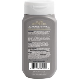 KOHLER K-23725-NA Cast Iron Cleaner, For Kitchen and Bathroom, 8 oz Bottle, Nonabrasive Cream-based Cleaner KOHLER K-23725-NA Cast Iron Cleaner, For Kitchen and Bathroom, 8 oz Bottle, Nonabrasive Cream-based Cleaner