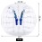 YUEBO Bumper Bubble Soccer Balls for Teens/Adults, Body Zorb Ball Dia 5FT/1.5m 1 Pack