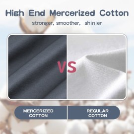 Organic Cotton Toddler Pillowcase 2 Pack, 14 x 20 Travel Pillow Case Cover for Babies, Kids, Boys and Girls, Soft and Breathable Small Pillow Cases with Envelope Closure, Dark Grey