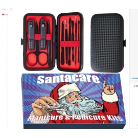 Nail Clipper Set 10 in 1 Manicure Set Professional Women Men lover Gifts, Mens Nail Grooming kit manicure kit for women Dad Traveling and Home Manicure & Pedicure kits