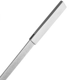 Zittop Nail File - 7 Inch Stainless Steel Double Side Nail File Metal File Buffer Fingernails Toenails Manicure Files for Men Women Salon Home and Travel Zittop Nail File - 7 Inch Stainless Steel Double Side Nail File Metal File Buffer Fingernails Toenails Manicure Files for Men Women Salon Home and Travel