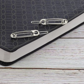 Lux Accessories Set of 4 Silver Tone Safety Clothing Pin Design Fashion Hair Pins Lux Accessories Set of 4 Silver Tone Safety Clothing Pin Design Fashion Hair Pins