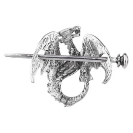 Lux Accessories Silver Tone Mystical Dragon Nailed Wings Fashionable Hair Accessories Lux Accessories Silver Tone Mystical Dragon Nailed Wings Fashionable Hair Accessories