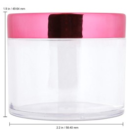 Beauticom 2 oz./ 60 Grams/ 60 ML Thick Wall Round Clear Plastic LEAK-PROOF Jars Container with ROSE GOLD Lids for Cosmetic, Lip Balm, Creams, Lotions, Liquids (6 Jars, Rose Gold) Beauticom 2 oz./ 60 Grams/ 60 ML Thick Wall Round Clear Plastic LEAK-PROOF Jars Container with ROSE GOLD Lids for Cosmetic, Lip Balm, Creams, Lotions, Liquids (6 Jars, Rose Gold)