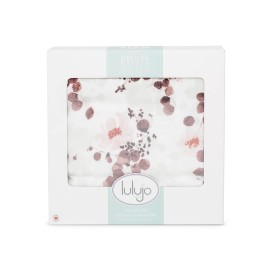 lulujo Baby Silky Soft Breathable Muslin Baby Quilt & Toddler Blanket, 47 X 47, Eucalyptus