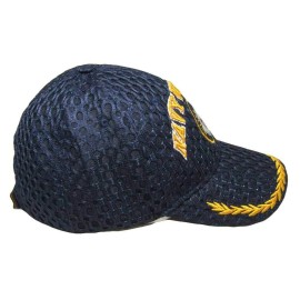 Trade Winds US Navy Veteran Blue Ball Cap Baseball Cap (Licensed) Mesh Textured CAP592A Hat