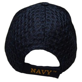 Trade Winds US Navy Veteran Blue Ball Cap Baseball Cap (Licensed) Mesh Textured CAP592A Hat