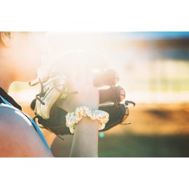 Softball Volleyball Hair Scrunchies for Girl Team Gift by Daisy Lane - Set of 6 (Softball)