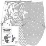 Preemie Swaddles 4-7 lbs - 3-Pack Premature Babies Swaddle Sleep Sack - Organic Cotton - Premature Infant Sleeping Sack - Easy Adjustable Baby Swaddle Blanket Wrap (Galaxy)