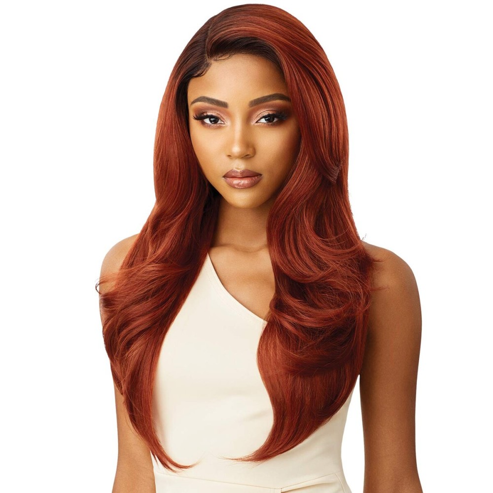 Outre Premium Swiss Lace Front Wig Melted Hairline CATALINA Ear-to-Ear Soft Lace Pre-attached Elastic band (DRFF2/BRNSU) Outre Premium Swiss Lace Front Wig Melted Hairline CATALINA Ear-to-Ear Soft Lace Pre-attached Elastic band (DRFF2/BRNSU)