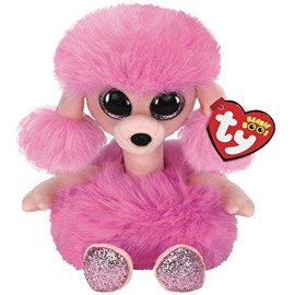 Ty UK Ltd 2005081 Camilla Poodle - Beanie Boos Stuffed Animal, Multicoloured, 15cm