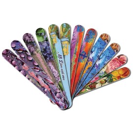 Christian Emery Board - Faith Hope Love (24-Pack) - Bible Verses 150/150 Grit Colorful Nail File Spa Party Favors - Stocking Stuffers Gift for Girls Women Ministry Kids Mom Girlfriend Church Supplies