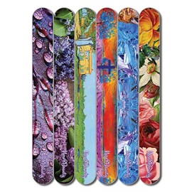 Christian Emery Board - Faith Hope Love (24-Pack) - Bible Verses 150/150 Grit Colorful Nail File Spa Party Favors - Stocking Stuffers Gift for Girls Women Ministry Kids Mom Girlfriend Church Supplies