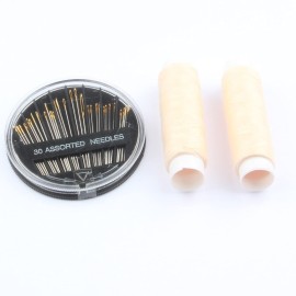 50pcs Wig Clips Stainless Steel Snap Clips for Hair Extensions DIY Wig Combs Toupee Clips 9-teeth 32mm 1.2g/pc, 2pcs Weaving Thread, 1set/30pcs Needles (Beige) 50pcs Wig Clips Stainless Steel Snap Clips for Hair Extensions DIY Wig Combs Toupee Clips 9-teeth 32mm 1.2g/pc, 2pcs Weaving Thread, 1set/30pcs Needles (Beige)