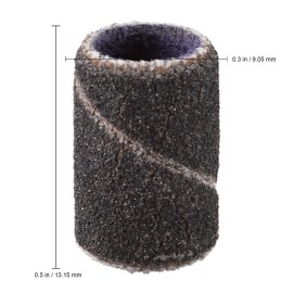 PANA 100 Pieces Nail Sanding Bands Professional Nail Manicure Great Fit for Nail Drill Bits for Acrylic Nails (180 Grit, Black) PANA 100 Pieces Nail Sanding Bands Professional Nail Manicure Great Fit for Nail Drill Bits for Acrylic Nails (180 Grit, Black)