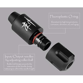 DGT Cartridge Rotary Tattoo Machine Pen with with Japanese Brushless Motor and Machine cord (Matte Black)