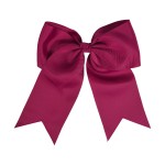 Motique Accessories Jumbo Bow Clip with Tails for Women and Girls -Burgundy