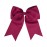 Motique Accessories Jumbo Bow Clip with Tails for Women and Girls -Burgundy