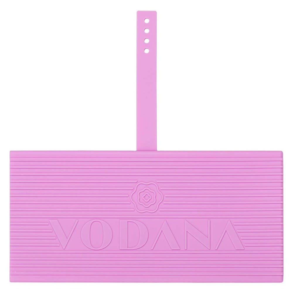 VODANA Multipurpose Silicone Pad - Heat-Resistant Rest & Travel Pouch for Hair Styling Irons, Includes Cord Organizer, 10x5 Inch (Pink) (Violet)