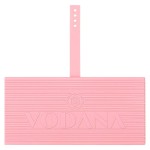 VODANA Multipurpose Silicone Pad - Heat-Resistant Rest & Travel Pouch for Hair Styling Irons, Includes Cord Organizer, 10x5 Inch (Pink)