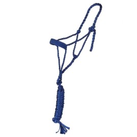 Tough 1 Mule Tape Halter with 10ft Lead Royal N/A