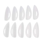 Lurrose 10 Pairs Eyelash Perming Curlers Perming Pads Lash Lift Rods Curler Shield Pads for Girls Ladies