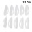 Lurrose 10 Pairs Eyelash Perming Curlers Perming Pads Lash Lift Rods Curler Shield Pads for Girls Ladies