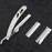 FRCOLOR Manual Razor Full Stainless Steel Vintage Not Include Blade Foldable Barber Razor Scraper Razor Beard Salon Haircut Tools for Men Use