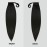 GLAM21USA 32 Inch Long Straight Ponytail Wrap Around Heat Resistant Synthetic Hair Piece Extensions (1B-OFFBLACK)