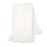 Lambs & Ivy Signature White Ruffled Lux Minky/Jersey Chevron Baby Blanket