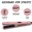 Aria Beauty Stand Out 1 Rose Gold Infrared Straightener Flat Iron Heats to 450 Degrees, 1 inch Plates, Top Industry Performance, Dual Voltage, 9ft Cord