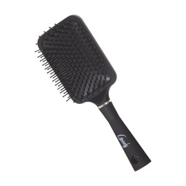 Goody Detangle It Paddle Brush, Black, Custom Style Detangler with Ball-Tipped Bristles, Use as a Detangling or Styling Brush to Tackle Tangles & Knots, For Medium Hair