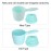 Baby Shampoo Rinse Cup Waterfall Rinser Bath Cup Kid Wash Hair Bathing Flusher Eye for Kids(Green)