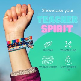 Teacher Appreciation Hair Ties - Back to School Gift - Christmas and Birthday Present for Women Teachers - Thank You Gift