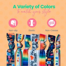 Teacher Appreciation Hair Ties - Back to School Gift - Christmas and Birthday Present for Women Teachers - Thank You Gift