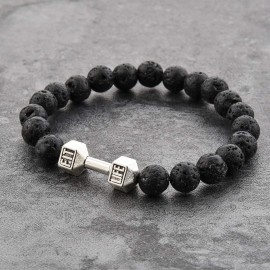 Mystiqs Lava Rock Beaded Bracelet Essential Oil Diffuser for Men,Women Aromatherapy Ideal for Anti-Stress or Anti-Anxiety (Pure Black Lava) Mystiqs Lava Rock Beaded Bracelet Essential Oil Diffuser for Men,Women Aromatherapy Ideal for Anti-Stress or Anti-Anxiety (Pure Black Lava)