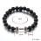 Mystiqs Lava Rock Beaded Bracelet Essential Oil Diffuser for Men,Women Aromatherapy Ideal for Anti-Stress or Anti-Anxiety (Pure Black Lava)