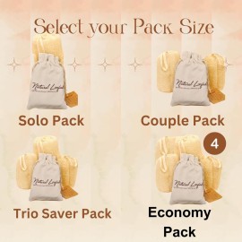 All Natural Loofah Sponge, Pack of 1 Real Egyptian Bath & Shower Exfoliating Loofa Scrubber Sponges for Face, Back & Body, Eco Friendly, No Toxic Chemicals, 6 x 6 by Crafts of Egypt