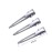 50 Pcs 1.77 Inches Single Prong Curl Clips Duck Billed Clips Silver Hair Clips Metal Alligator Hair Pins for Hair Extensions