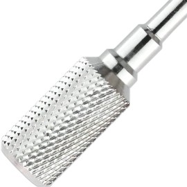 PANA Professional Pana Large Dome Top Barrel Carbide Bit 3/32 Shank Size (Fine, Silver)