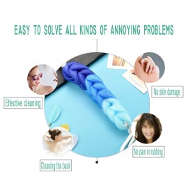 AARainbow 4 Packs Long Stretch Back Sponge with Rope Handles Back Scrubber Body Sponges for Bathing, Bath Shower Mesh Sponge Body Deep Cleaning for Men & Women (H-Gradient Color) AARainbow 4 Packs Long Stretch Back Sponge with Rope Handles Back Scrubber Body Sponges for Bathing, Bath Shower Mesh Sponge Body Deep Cleaning for Men & Women (H-Gradient Color)