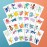 PapaKit Cute Ocean Animals 36 Temporary Fake Tattoo Set, 18 Individually Wrapped Sheets | Kids Girls & Boys Birthday Party Favor Gift Reward, Non-Toxic Safe Removable