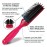 BS Anti Static Hairbrush [Made in Japan] 7 Row Curly Hair Brush for Styling, Blow-Drying, and Detangling, Static Free Hair Brushes for Women (Pink)