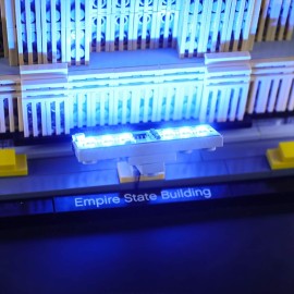 Briksmax Led Lighting Kit for Architecture Empire State Building - Compatible with Lego 21046 Building Blocks Model- Not Include The Lego Set