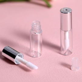 lip gloss tubes tube kit,45 Pack 1.2ML empty lip gloss tubes Containers Mini Balm Reusable Containers for Lipstick SamplesTravel DIY Makeup White Red