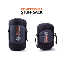 ZOOOBELIVES 10 Degree F Hydrophobic Down Sleeping Bag for Adults - Lightweight and Compact 4-Season Mummy Bag for Backpacking, Camping, Mountaineering and Other Outdoor Activities - Alplive D1500