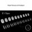 Sethexy Short Oval False Nails 500Pcs 10Sizes Full Cover Acrylic Nail Tips for Art Nail Design (Natural)